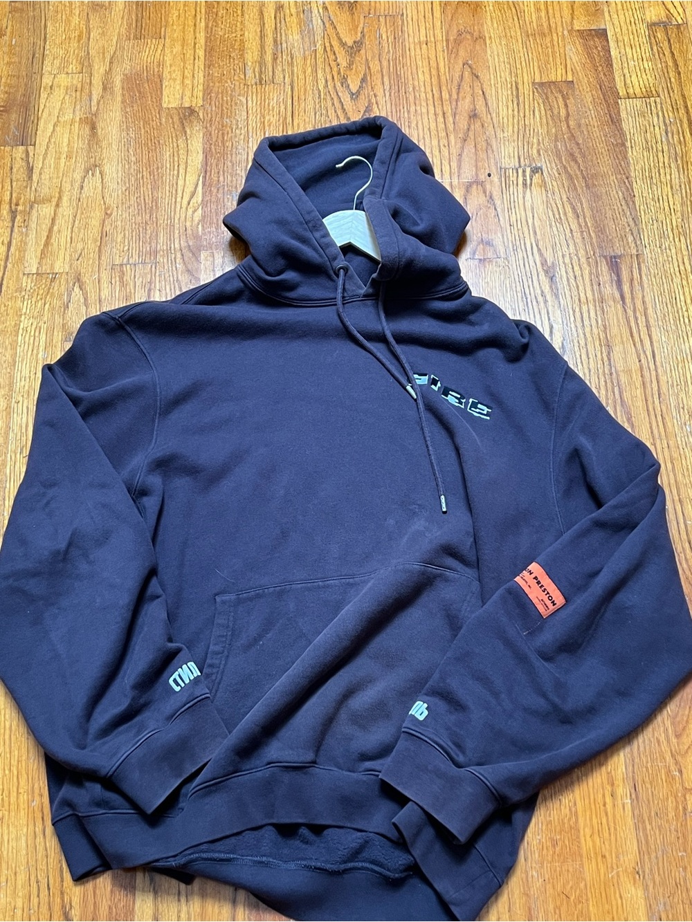 Heron Preston FIRE hoodie